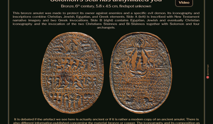 Bronze Amulet, British Museum, London, 1938,1010.1 © The Trustees of the British Museum