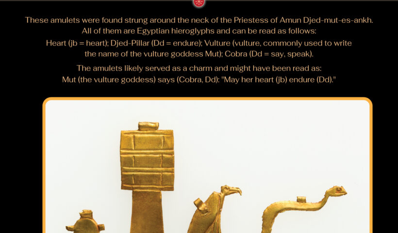 Metmuseum-25.3.168a–d-Amulets-Priestess-of-Amun - The Metropolitan Museum of Art, Public Domain