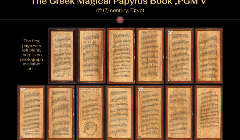Greek Magical Papyrus PGM V, 4th(?) century, Egypt, British Library, Lodon, Papyrus London 46 © British Library Board