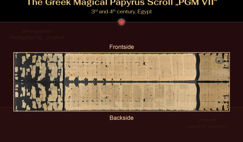 Greek Magical Papyrus PGM VII, 3rd/4th century, Egypt, British Library, London, Papyrus London 121, © The British Library Board