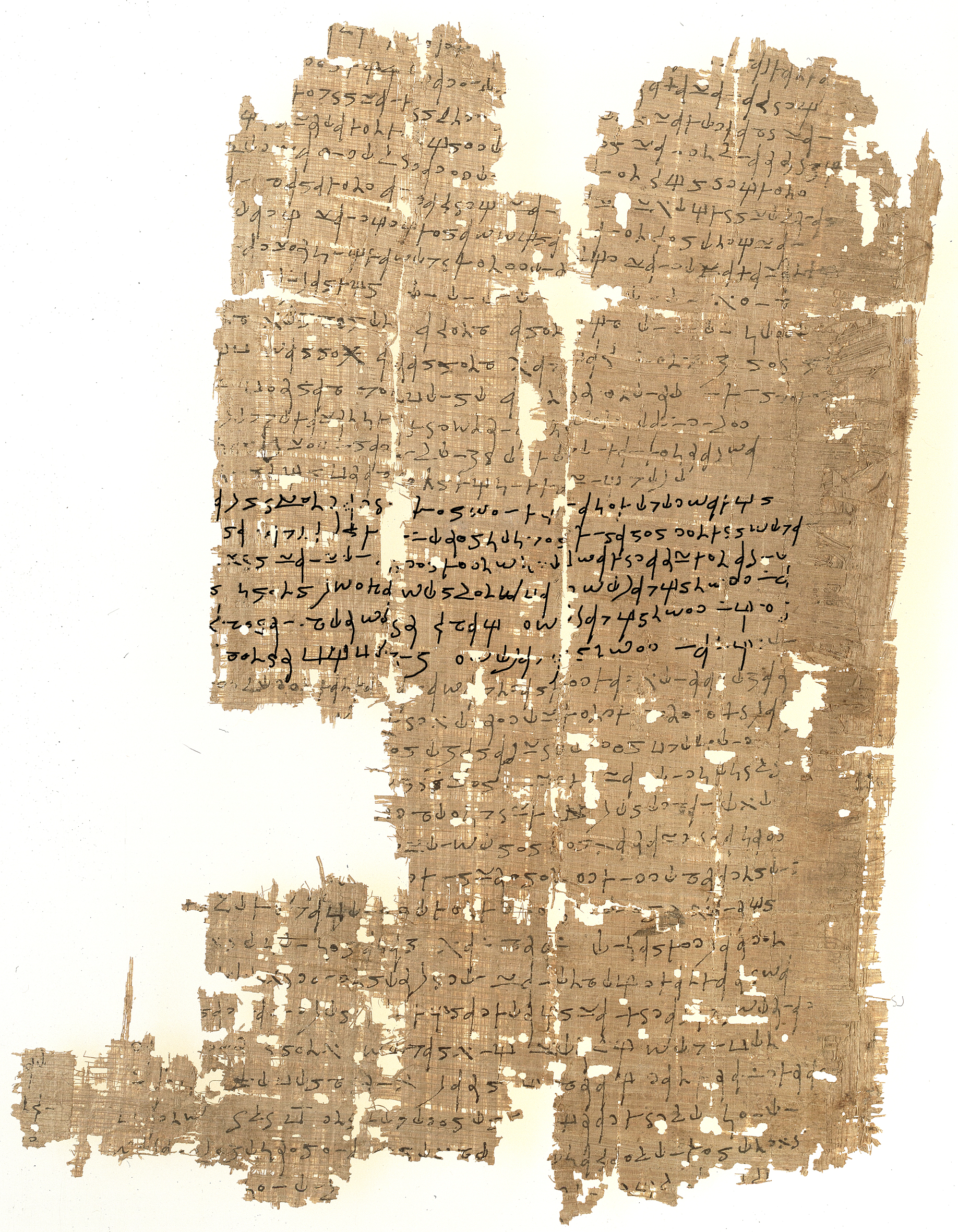 Prayer to Isis, encrypted - PGM LVII - P.Mich.inv. 534, recto, University of Michigan Library, Papyrus Collection (USA)