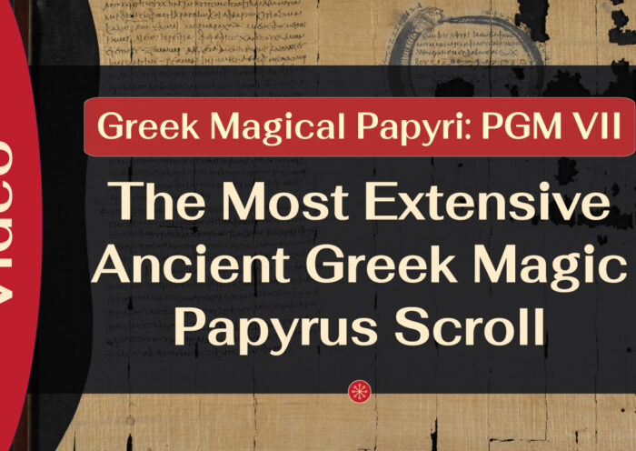 Video Greek Magical Papyrus PGM VII