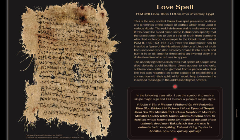 The Archaeology of Ancient Magic - A-V-Love-Leinen-Koeln-05512