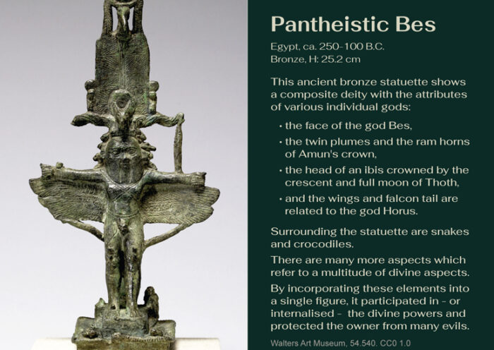 The Archaeology of Ancient Magic - Pantheistic Bes - Walters Art Museum, 54.540. CC0 1.0