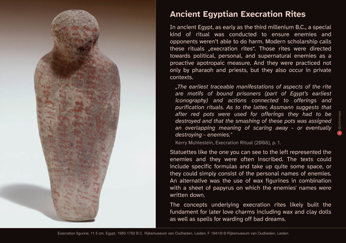 The Archaeology of Ancient Magic - Ancient Egyptian Execration Figurine - Rijksmuseum van Oudheden Leiden F1941/8