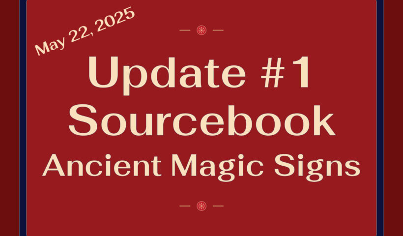 The Archaeology of Ancient Magic - Sourcebook of Ancient Magic Signs - Update 1