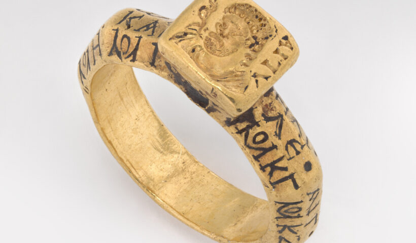 Virginia Museum of Fine Arts, Object Number 67.52.11, Horoscope Ring depicting Asklepios. CC-BY-NC
